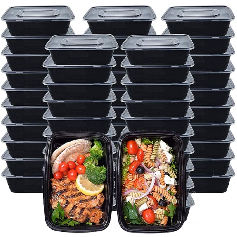 Boîte d\'emballage de conteneur denourriture à emporter Boîte à lunch à micro-ondes Bento