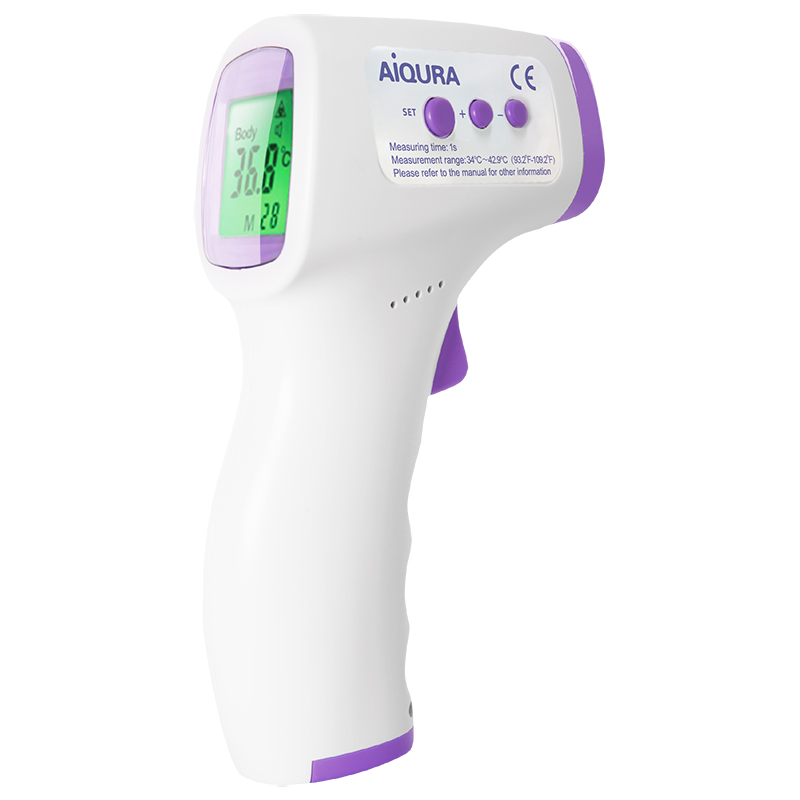 CE approuvé de la fièvre clinique médicale tête de ménage Thead Thermomètre corporel infrarougenumérique de la températurenon de contact
